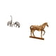 thumbnail image 5 of Estatua de elefante,Estatuas de elefantes de cerámica,figuras de elefantes,decoración,Estatuas de caballos,Estatuas de caballos Figura de caballo Figura de caballo,Escultura de caballo, 5 of 8