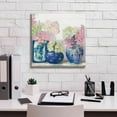 thumbnail image 5 of Epic Graffiti 'Ladys Mantle II Bright' by Carol Rowan, Giclee Canvas Wall Art, 18"x18", 5 of 8