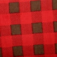 thumbnail image 4 of Red and Brown Buffalo Check 100% Cotton Flannel Fitted Infant Crib Sheet., 4 of 7