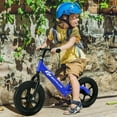 thumbnail image 2 of Goplus 12'' Balance Bike Classic Kids No-Pedal Learn To Ride Pre Bike w/ Adjustable Seat, Blue, 2 of 10