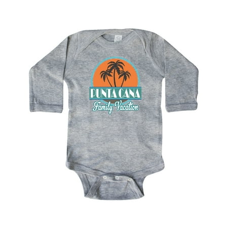 

Inktastic Punta Cana Family Vacation Matching Gift Baby Boy or Baby Girl Long Sleeve Bodysuit
