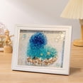thumbnail image 7 of Adult Craft Kit Ocean Resin Art Kit 10X8 Inch Shadow Box Frame with Crushed Glass Sea Shell Supplies for Coastal Wall Decor Home Beach Decor Summer Decorations, 7 of 7
