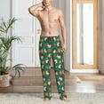 thumbnail image 4 of Salouo Cartoon Turkey Print Pajama Pants for Men, Lounge Pants Elastic Waistband Casual Men's sleepwear Loungewear Sleep Pajama Pant -XX-Large, 4 of 7
