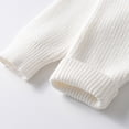 thumbnail image 5 of Gubotare Baby Sweaters for Boys Boys Sweater Boys Sweaters Boy's Knit Sweater Long Sleeve Lightweight Casual Pullovers for Kids Sweater Size 6 9 Months (White,6-9 Months), 5 of 9