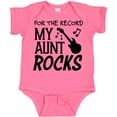 thumbnail image 3 of Inktastic For the Record, My Aunt Rocks Boys or Girls Baby Bodysuit, 3 of 5