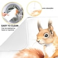 thumbnail image 2 of Squirrel Tree Wood Dish Drying Mat Dish Drainer Rack Mats Water Absorbent Non-Slip Easy Clean Heat Resistant for Kitchen Counter, 2 of 8