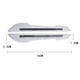 thumbnail image 2 of 2x espejo retrovisor para coche, pegatina reflectora, cinta reflectante para parachoques (blanco) Ehuebsd http://w.neototem.com/image/496115.01/main/496115.01-1.jpg, 2 of 8