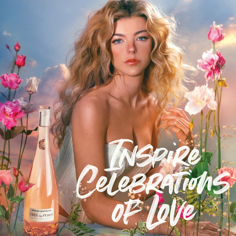 Gerard Bertrand Cote des Roses France Rose Wine 750 ml Bottle, 13