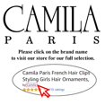 thumbnail image 4 of Camila Paris CP2332/2 French Hair Side Comb 2 Pack Handmade Small Onix, Flexible Durable Cellulose Hair Combs, Strong Hold Hair Clips for Women, No Slip Styling Girls Hair Accessories, Made in France, 4 of 9