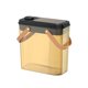 thumbnail image 2 of Separación de residuos de té Cubo de filtración Cubo de basura PP Accesorios de doble uso Bote de basura Drenaje premium Cubo de basura Tanque de té , marrón claro perfecl Bote de basura de doble uso, 2 of 8