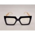 thumbnail image 3 of Bridesmaid gift Big Rectangle Unisex Luxury Sunglasses Vintage Punk, 3 of 7