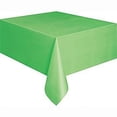 thumbnail image 2 of Mountclear 12-Pack Disposable Plastic Tablecloths - 54 x 108 Inch size Table cover (Lime Green), 2 of 6