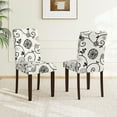 thumbnail image 2 of Gymax Wooden Dining Chair Set of 2 w/Rubber Wood Legs Padded Seat S Springs High  Back Beige, 2 of 7