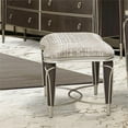 thumbnail image 2 of Pemberly Row Transitional Jacquard Fabric Ottoman in Bisque/Hazelnut Brown, 2 of 11