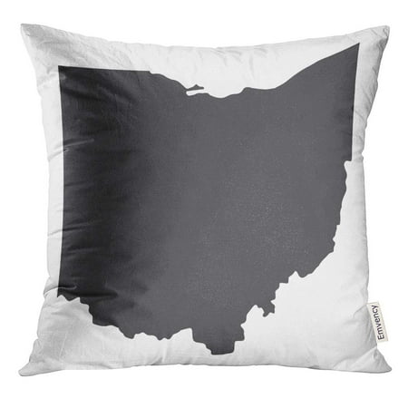 Arhome Cincinnati Ohio State Map In Black On White Shape Pillow Case 16x16 Inches Pillowcase Arhome Cincinnati Ohio State Map In Black On White Shape Pillow Case 16x16 Inches Pillowcase