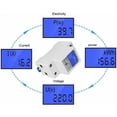 thumbnail image 4 of Medidor digital eléctrico, medidor de energía doméstica monofásico, medidor de energía en riel DIN, kilovatios hora, LCD digital, retroiluminación, 4 of 5