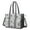 Boston Terrier, variant on Teacher Tote Bag,Bull Terriers and Hearts Teacher Utility Tote Bag,Large Work Tote Bags for Women with Multiple Pockets,Top Zipper Closure,13.8x10.6x6.7 Inch