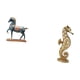 thumbnail image 5 of Elegante Escultura De Caballo De Resina Dorada, Adorno Feng Shui, Estatua Decorativa Para Escritorio, Oficina, Sala De Estar, Dormitorio, Estantería, Decoración De Armario., 5 of 8