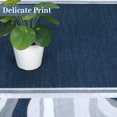 thumbnail image 7 of HOMERRY Runner Rug 2x6 Modern Bordered Indoor Washable Rug for Hallway Bohemian Contemporary Rug, Blue, 7 of 7