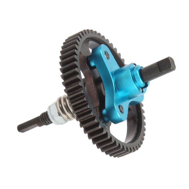 Embrague antirrebote completo con engranaje diferencial, embrague antirrebote diferencial 53T Piezas de coche RC Embrague antirrebote con engranaje diferencial Impulsado por el rendimiento