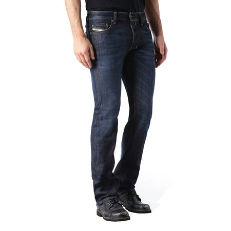 Diesel Men's Regular Slim-Straight Fit Safado 0844C Jean Pants Dark
