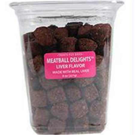 7 Ounce Liver - Meatball Delights Dog Treats- Liver 8 Ounce