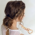thumbnail image 3 of Unique Bargains 1 Pc Fashion Simple Twist Hair Clips Hairdo Clip Light Brown, 3 of 5