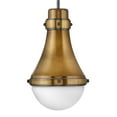 thumbnail image 3 of 1 Light Small Pendant In Traditional-Transitional Style 9 Inches Wide By 15.5 Inches High-Heritage Brass Finish Hinkley Lighting 39057Hb, 3 of 8
