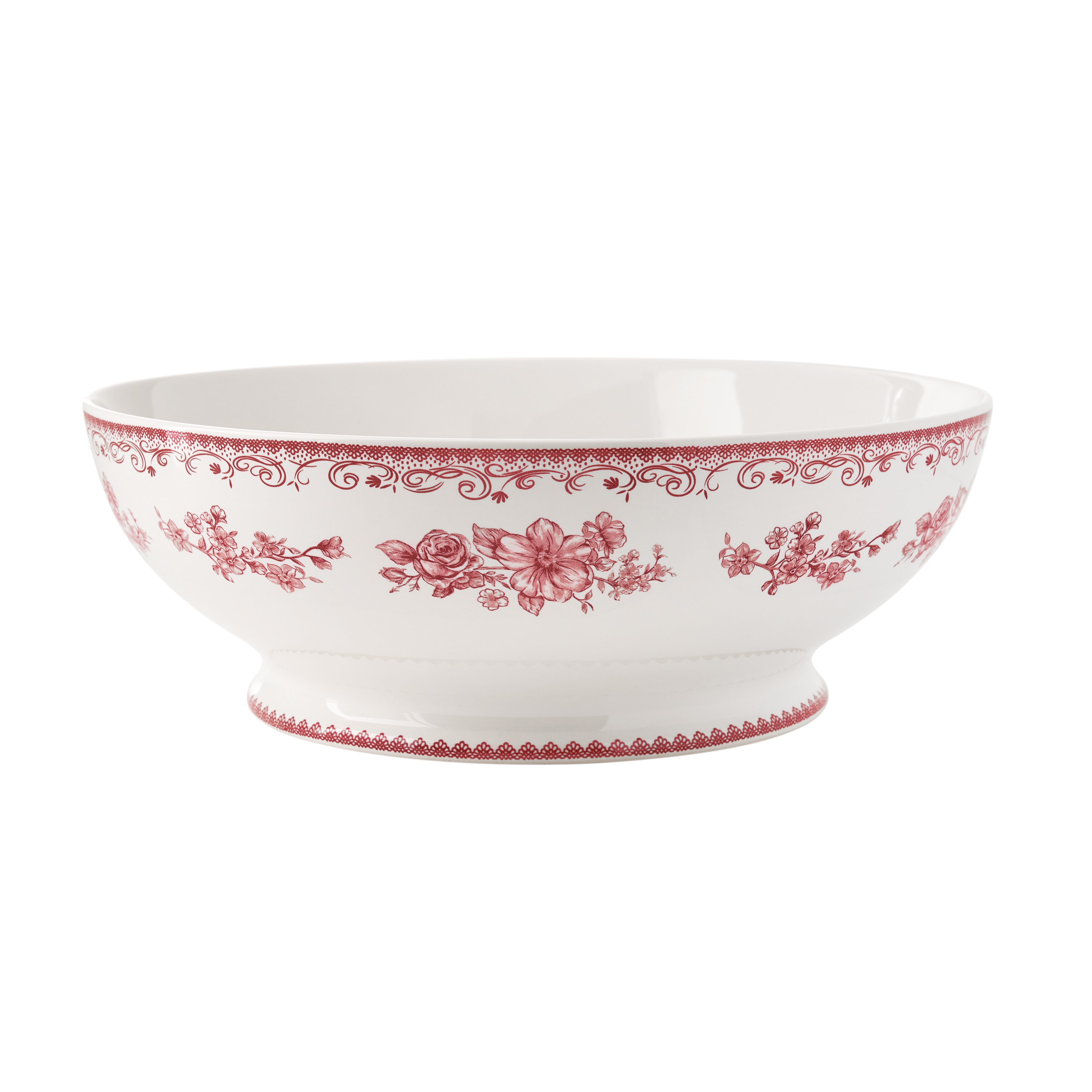 The Pioneer Woman Agatha Red Stoneware Serving Bowl photo 3