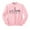 Pink, variant on Skyline Brazil Sweatshirt Unisex Large White