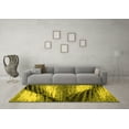 thumbnail image 3 of Ahgly Company Machine Washable Indoor Rectangle Abstract Yellow Modern Area Rugs, 8' x 10', 3 of 4