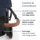 thumbnail image 5 of UPPAbaby Cruz V2 Stroller Full-Featured Stroller With Travel System Capabilities Toddler Seat, Bumper Bar, Bug Shield, Rain Shield Included Noa (Navy Carbon Frame Saddle Leather), 5 of 5