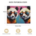 thumbnail image 2 of COMIO Street Graffiti Canvas Wall Art, Panda with Glasses Picture Painting Colorful Cool Graffiti Street Poster Print for Teen Room Playroom Decor, 2 of 5