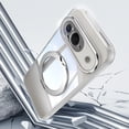 thumbnail image 5 of ELEHOLD Case for Google Pixel 9, Shockproof Anti-Scratch Full Camera Protector Case with 360° Ring Holder Stand,White, 5 of 9