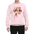 thumbnail image 2 of Wild Bobby, Betty Boop Winking Girl Power Femenist Betty Boop Unisex Crewneck Sweatshirt, Light Pink, Medium, 2 of 5