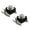 White, variant on Fairnull 2Pcs LB/RB Shoulder Button Bumper Switch Repair Parts for Xbox One Controller