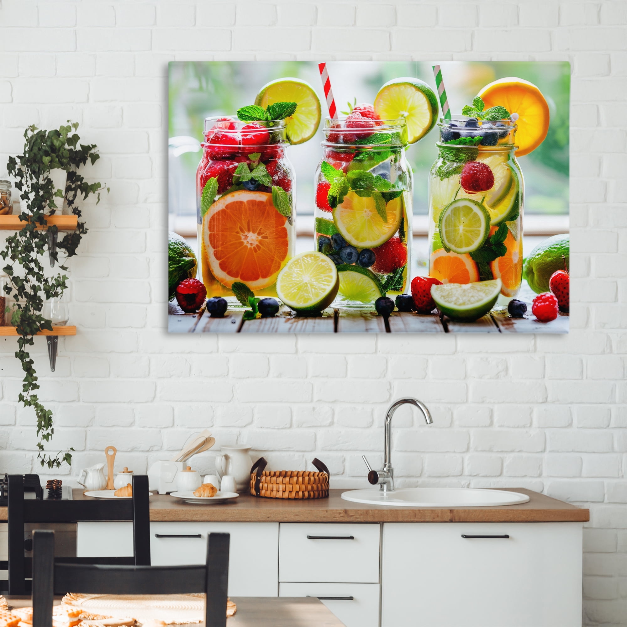 Stupell Industries Vibrant Citrus & Berry Infusion Canvas Wall Art, design by Lazar Studio