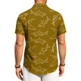 thumbnail image 7 of HAJWOH 2026 Hawaiian Shirt for Men Casual Button Down Short Sleeve Summer Beach Shirts Loose Fit Floral Print Tropical Tops, 7 of 7