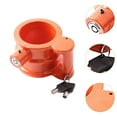thumbnail image 6 of Dualoai Trailer Hitch Lock Anti-theft with 2 Keys Sturdy Reliable Heavy Duty Metal for Securing RV RV Towing Hitch Security Lock Orange, 6 of 9