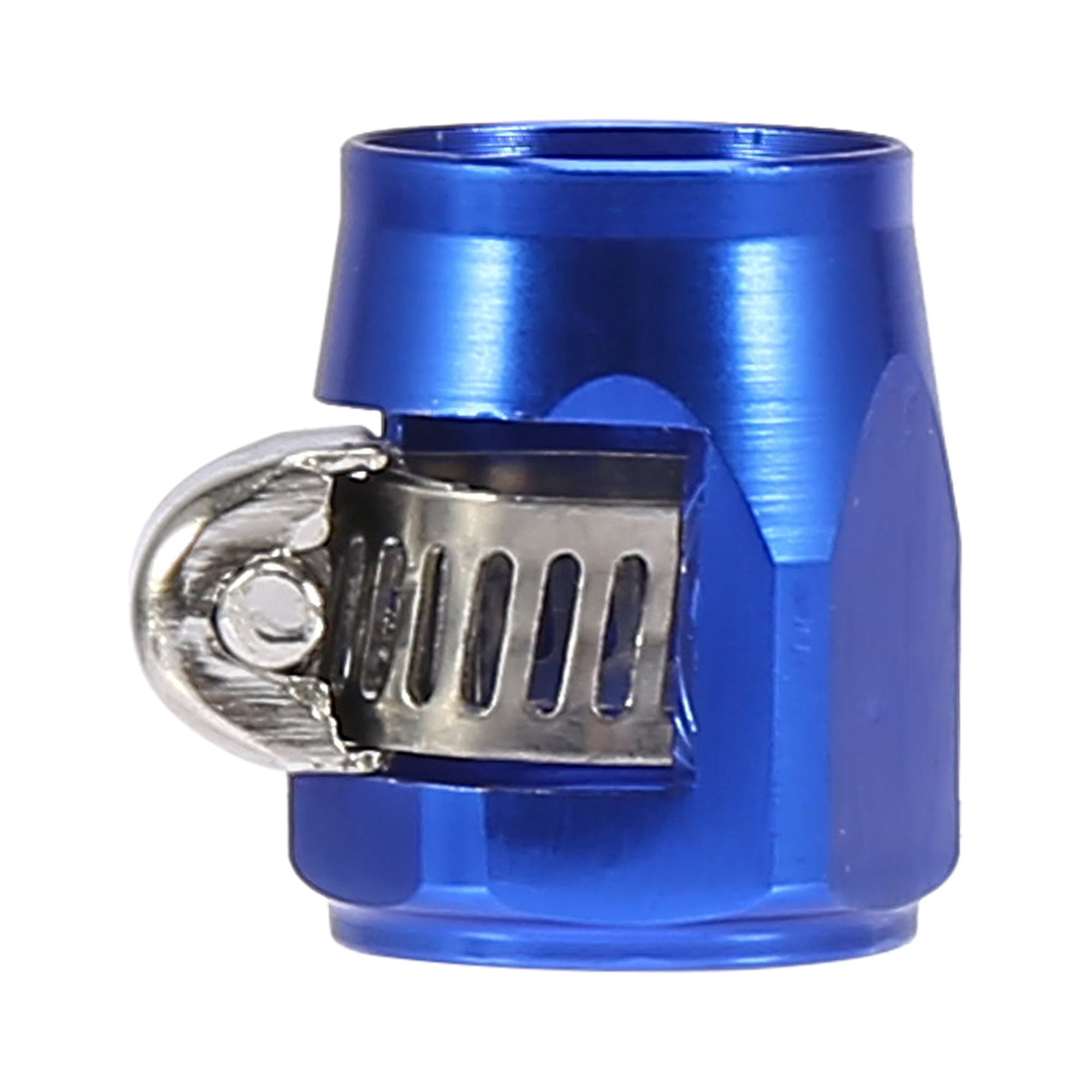 Unique Bargains 4 Pcs AN6 Hex Car Hose Finisher Flexible Rubber Pipe Clamp for Oil Fuel