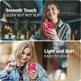 thumbnail image 2 of iPhone 13 Pro Case,[Military Shockproof Protection] Liquid Silicone Phone Case with [Soft Anti-Scratch Microfiber Lining] Camera & Screen Protection 6.1 inch Slim Thin Cover（Hot Pink）, 2 of 15