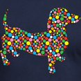 thumbnail image 3 of CafePress - Dachshund Polka Dots Men's Fitted T Shirt (Dark) - Men's Fitted T-Shirt, 3 of 4