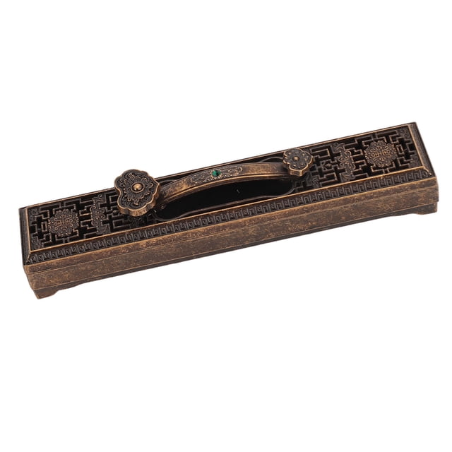 Quemador De Incienso De 15cm, Soporte Para Varillas De Incienso De aleación De Zinc, Recogedor De Cenizas Para Meditación, Yoga, SPA, Decoración De Mesa Para El Hogar