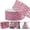 Pink, variant on Miaocao White Glitter Ribbon for Christmas Tree 2-1/2" Diamond Mesh Wired Christmas Ribbon for Tree Decorations, Gift Wrapping, Bows, Wreath Supplies, Garlands- Continuous 10 Yards