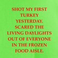 thumbnail image 3 of CafePress - Turkey Shoot Light T Shirt - Light T-Shirt - CP, 3 of 4