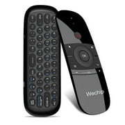 Wechip W1 2.4G Wireless Keyboard Remote Control Infrared Remote Learning 6- Motion Sense w/ USB Receiver for Smart TV Android Laptop PC