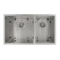 thumbnail image 4 of Zline Kitchen and Bath ZLINE Undermount Double Bowl Sink in Stainless Steel with Bottom Grid, 4 of 5