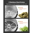 thumbnail image 5 of VEVOR Manual Leaf Trimmer, 12 in Reaper Bowl Bud Trimmer with Stainless Steel Blades, Visual Cutting , Wet & Dry Hydroponic Cutting Machine with Tray, Twisted Spin Cut for Plant Buds Flowers, 5 of 10