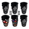 thumbnail image 1 of Colaxi 6 Pieces Billiard Pool Table Pockets Billiard Drop Pockets Premium Easy Installation Drop Bag Baskets Web Pockets with Screws, 1 of 8