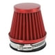 thumbnail image 3 of Filtro de aire limpiador 60 mm Abrazadera en la protección del motor Filtro de admisión del filtro de aire para motocicleta todoterreno ATV Quad Rojo, 3 of 5